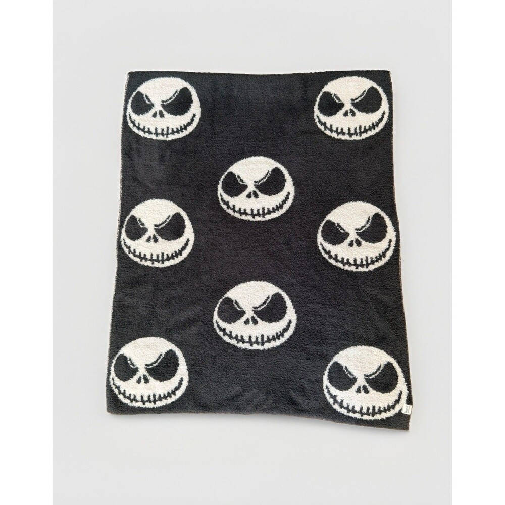 Jack Skellington Nightmare Before Christmas Reversible Blanket 39x31 Minky